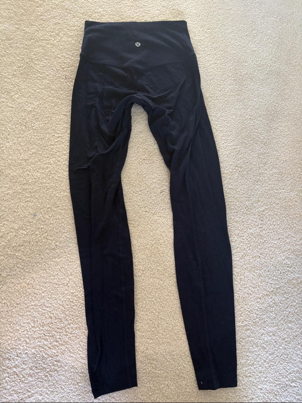lululemon black high-waist yoga leggings